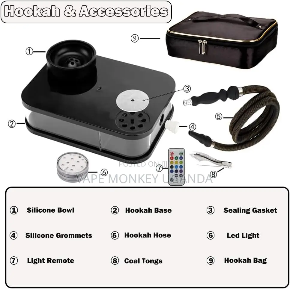 Portable Table Hookah