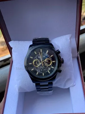Tagheuer Carrera Black Metal Strap Chronograph Men’S Watch