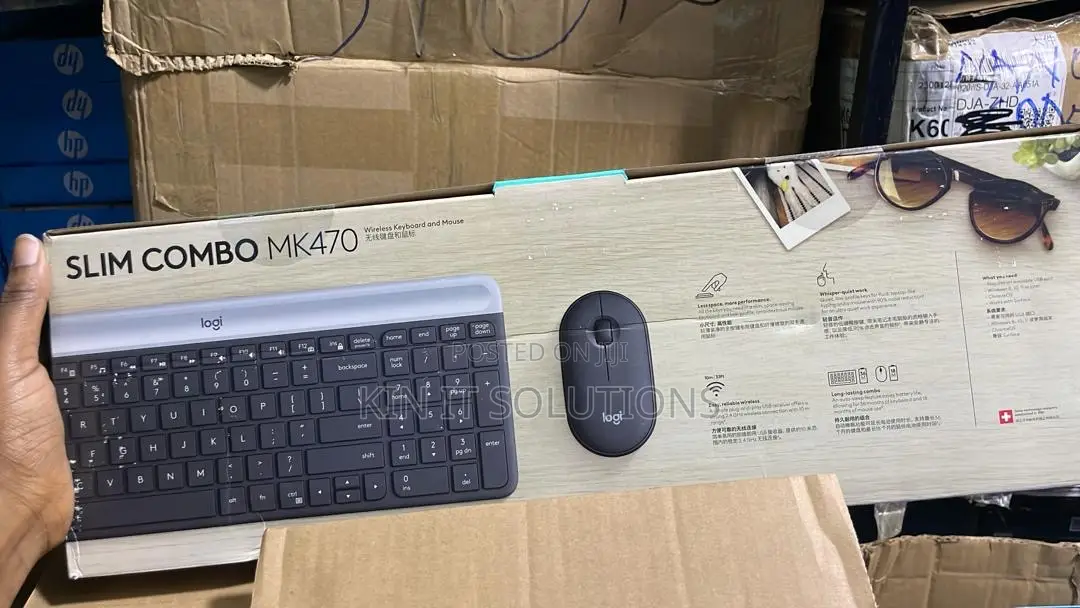 Logitech Wireless Keyboard and Mouse Original (Mk470)