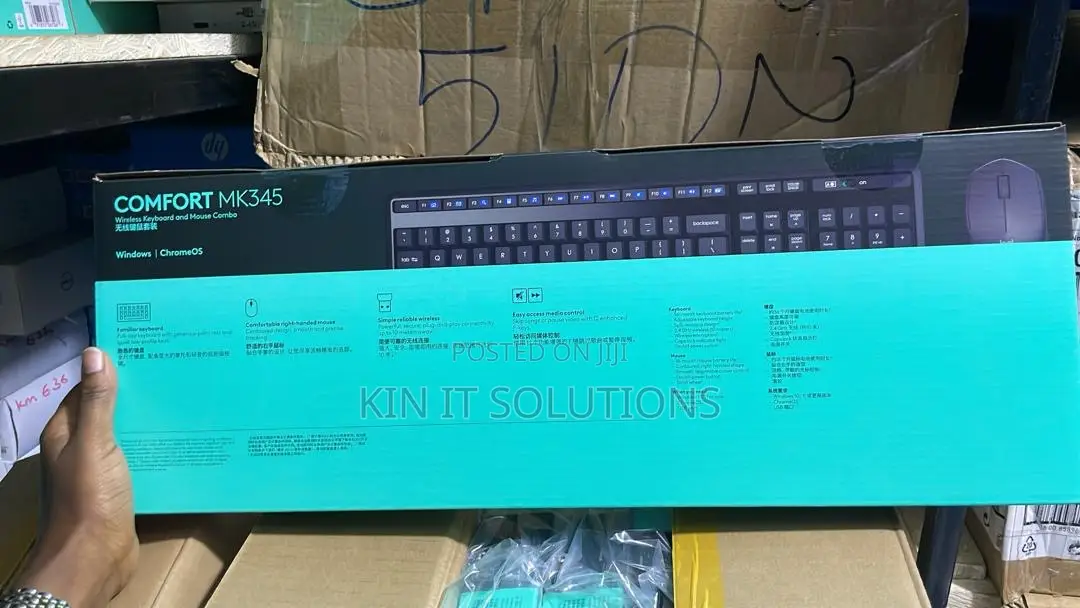 Logitech Wireless Keyboard and Mouse Oem(Mk345)