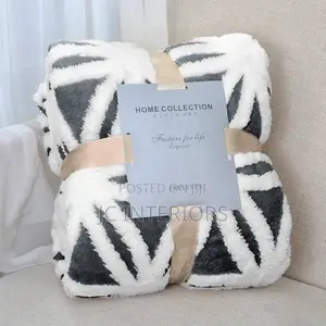 Soft or Fleece Blankets : White Inside , Free Size, Versatile Use