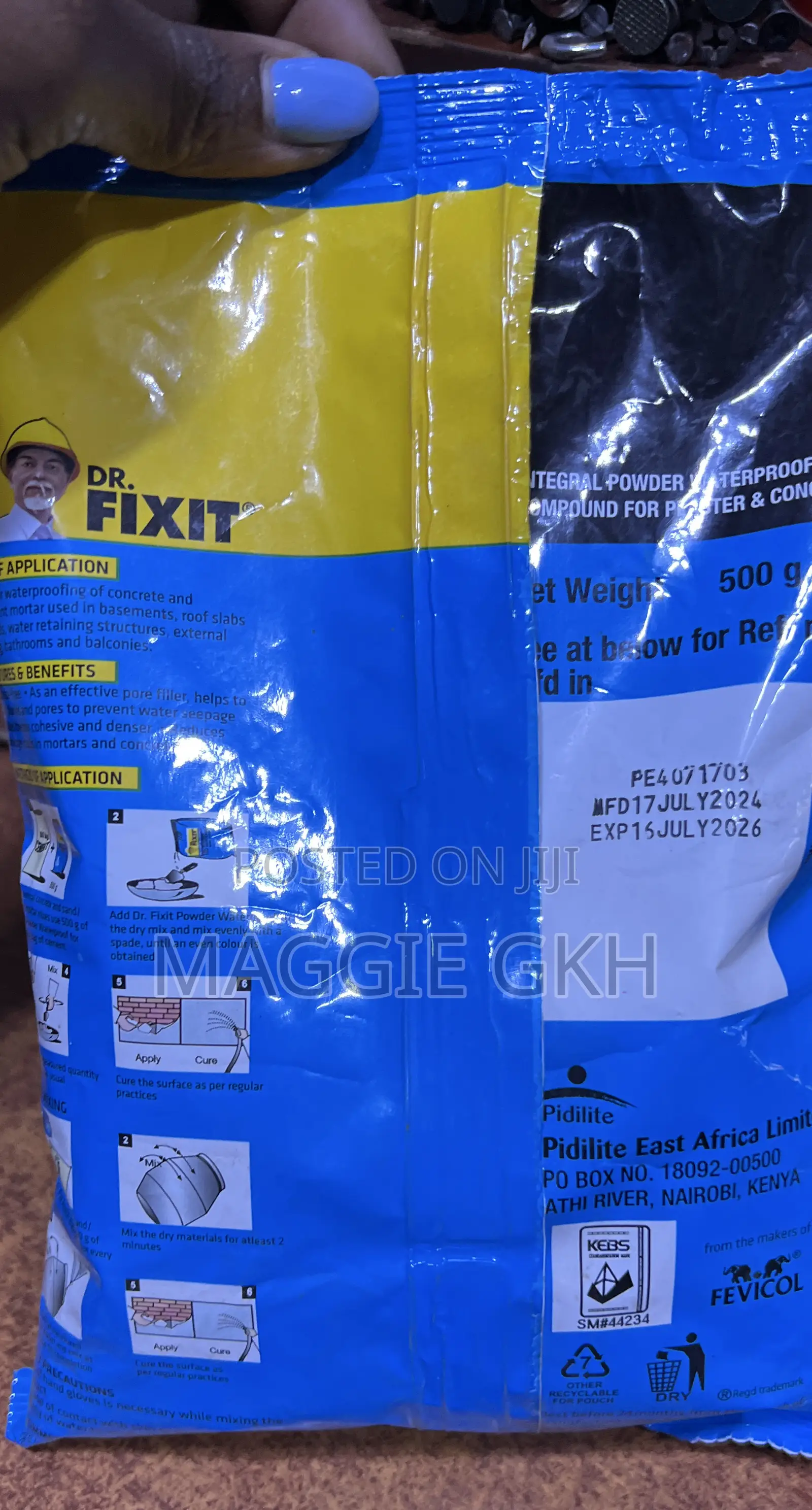 Waterproof Cement/ Dr Fix