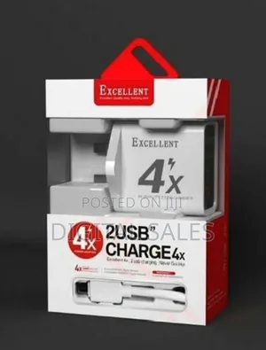 Type C Charger/2usb Port Type C Charger/4x Charger_white