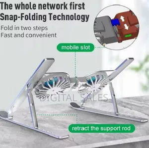 Adjustable Foldable Laptop Cooling Stand