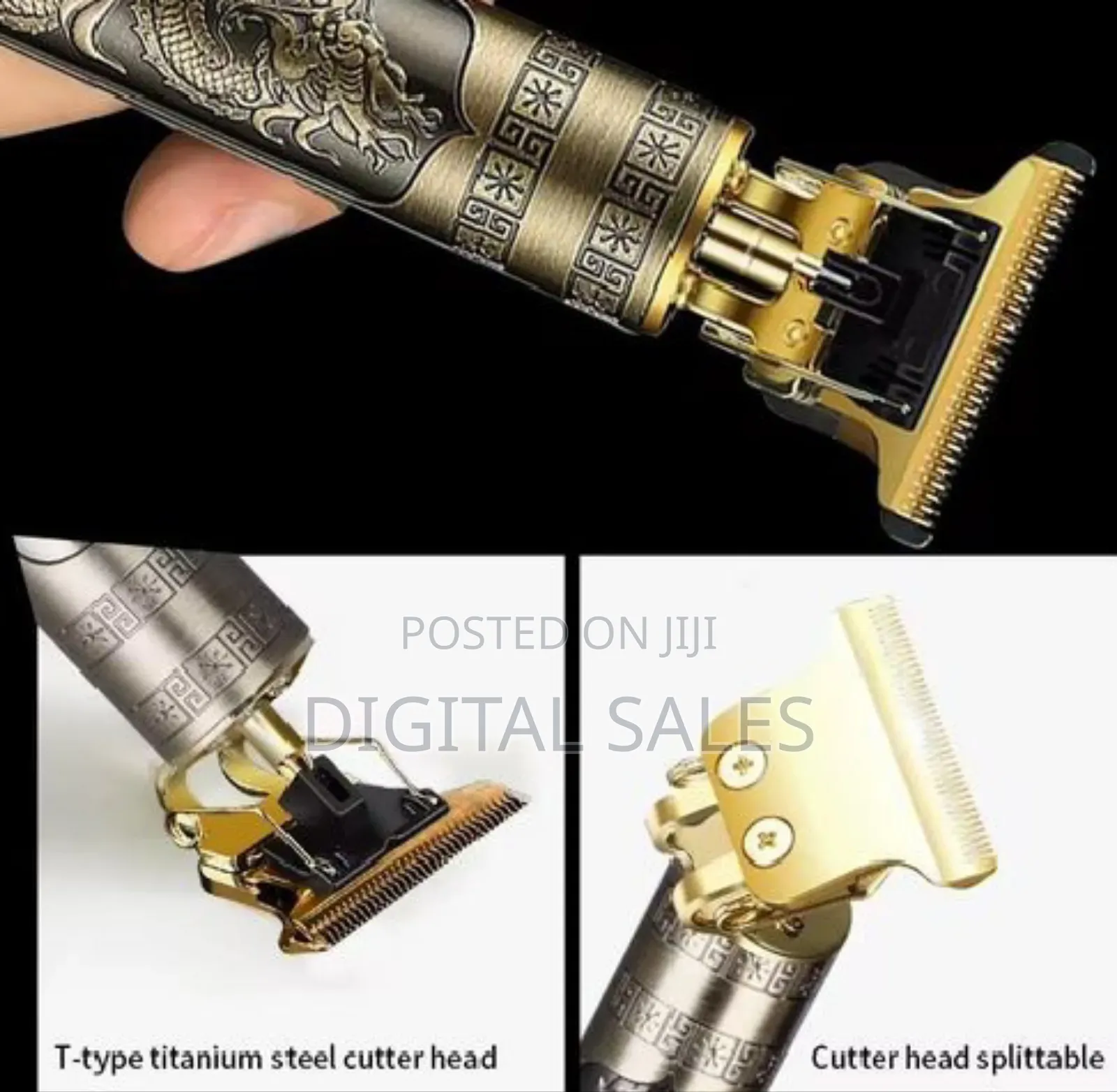 Rechargeable Hair Clipper Gold
