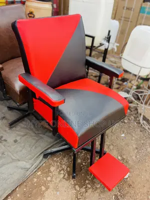 Rotating Chairs Red and Black
