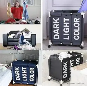 3 Section Large Capacity Laundry Sorter