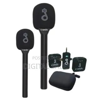 Candc Interview Dual Mic 2tx +1rx Wireless Microphone
