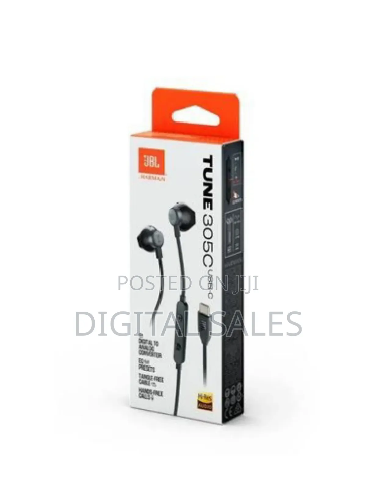 JBL Tune 305c Usb Type-C Earphone