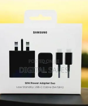 Samsung 50w Power Adapter Duo Usb-C Cable