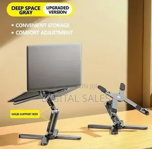Portable Laptop Stand With 360° Rotating Base