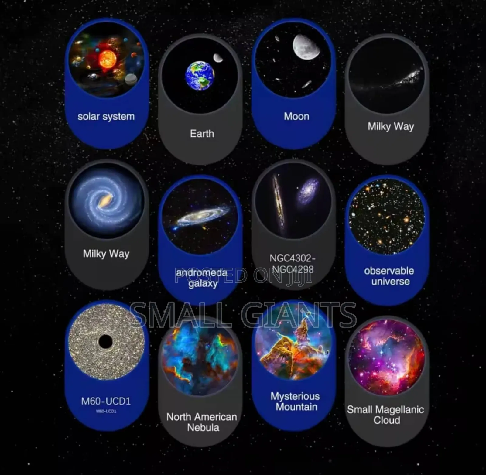 12 In1 Led Starry Sky Galaxy Projector Night Light