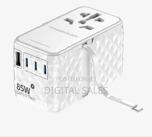 Powerology Universal Gan 85w Super Charger Type-C Cable