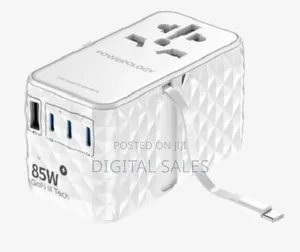 Powerology Universal Gan 85w Super Charger Type-C Cable