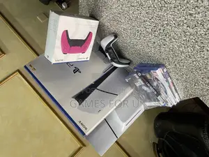 Ps5 Slim Console Disc Edition With Purple Pad