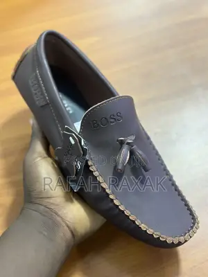 Original Dark Tan Boss Moccasins