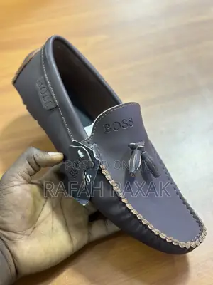 Original Dark Tan Boss Moccasins