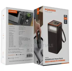 Porodo 60000mah High Capacity Power Bank