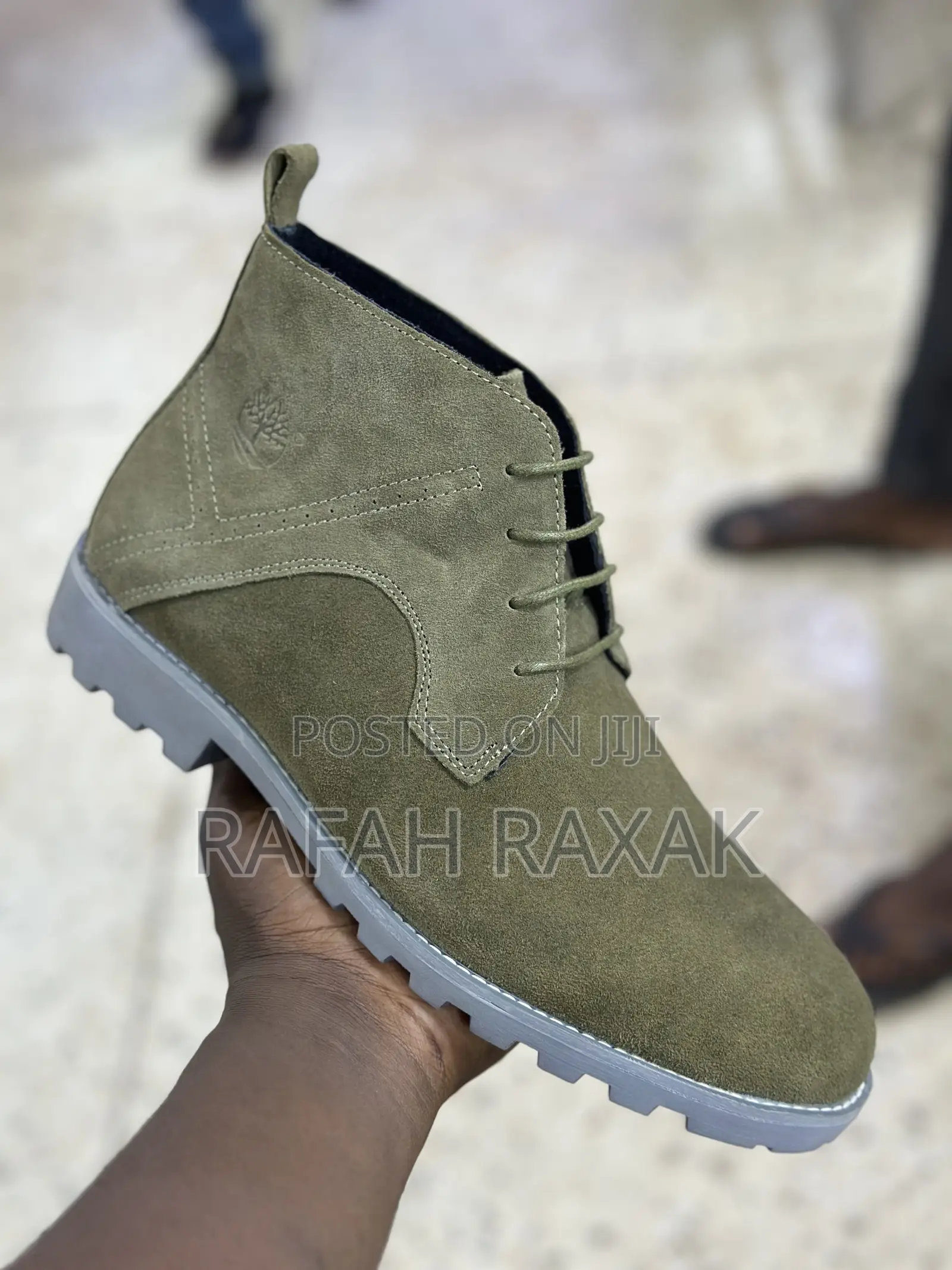 Original Men’S Green Suede Timberland Ankle Boots