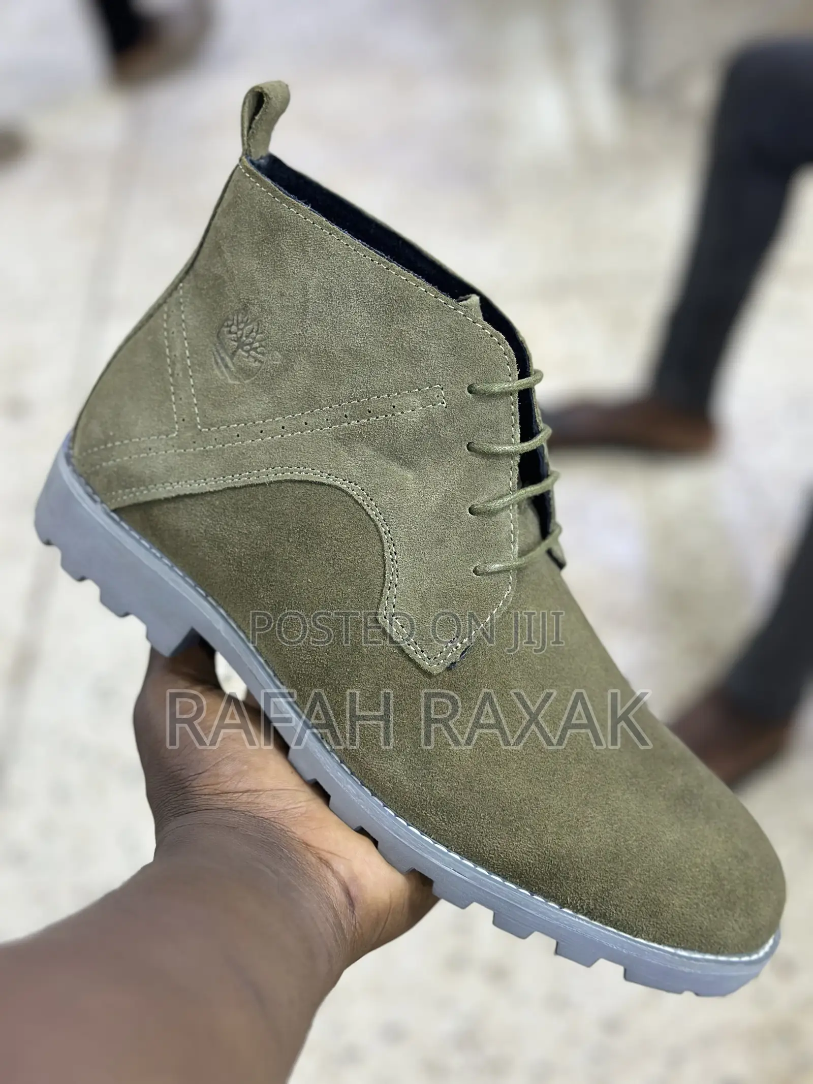 Original Men’S Green Suede Timberland Ankle Boots
