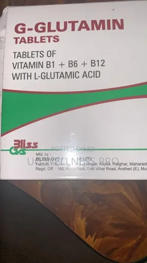 G Glutamine Tabs With Vit B1, B6 and B12 30s