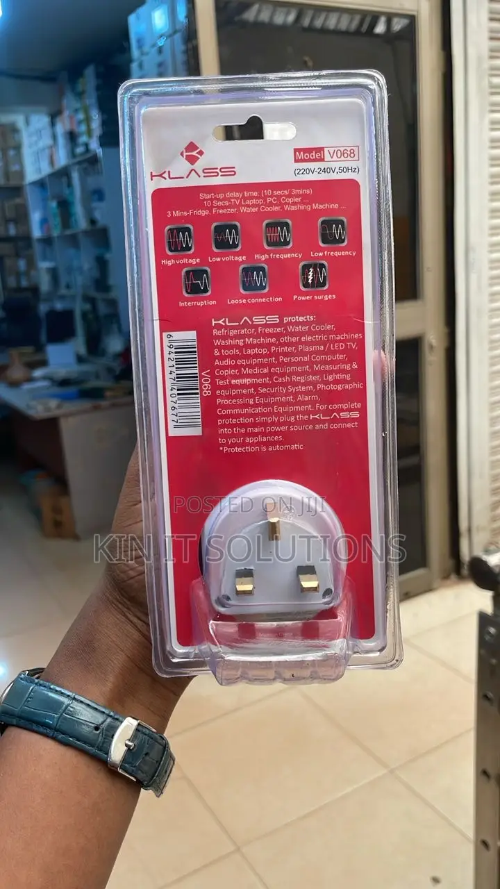 Klass Power Surge Protector / Tv, Fridge, Speaker Protector