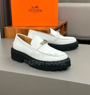 Original Men’S Classic Luxury White Hermes Loafers