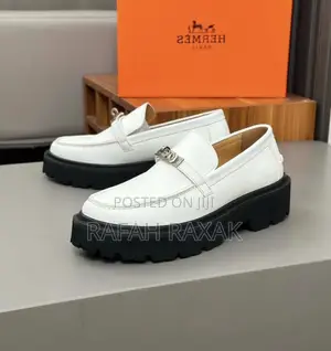 Original Men’S Classic Luxury White Hermes Loafers