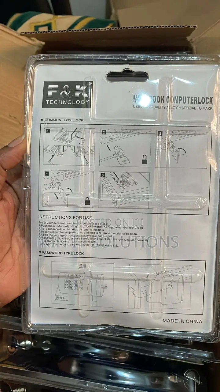 Laptop Lock Key.