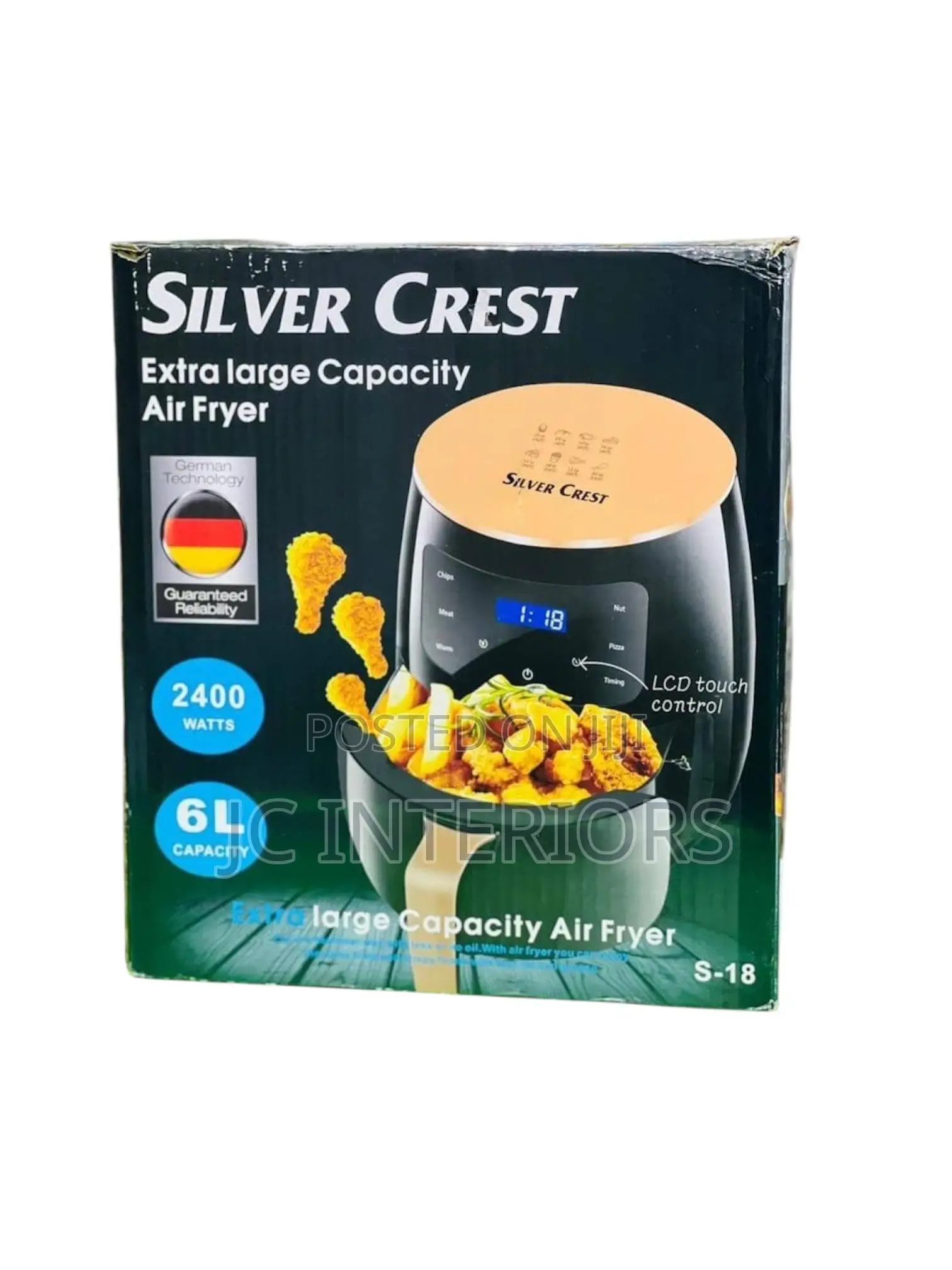 6 Litres Silvercrest Air Fryer at 160,000 Ugx