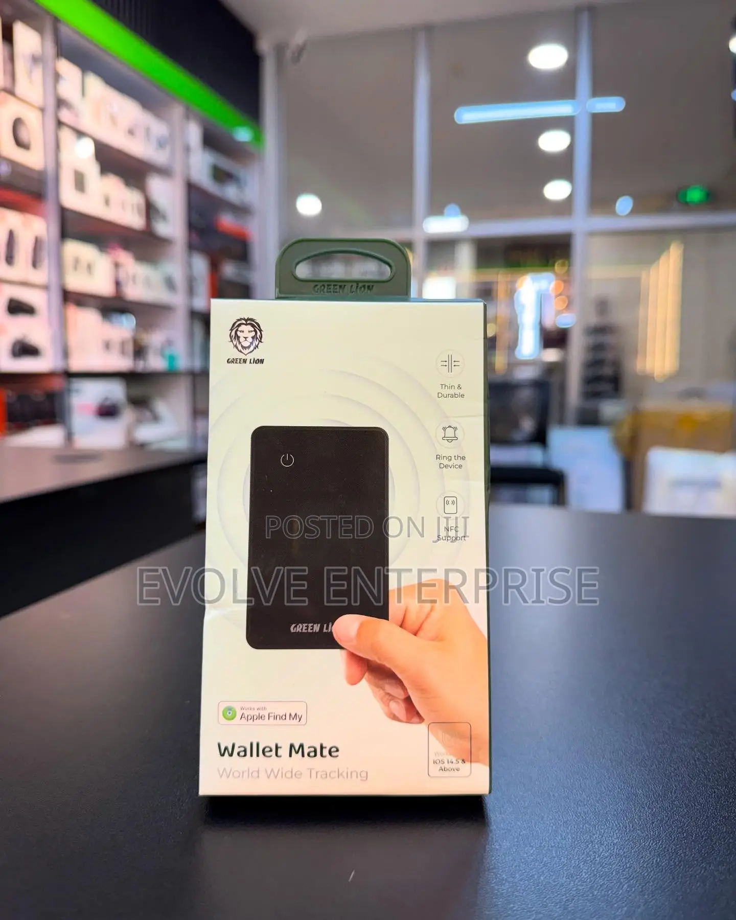 Green Lion Wallet Mate – Smart Wallet Tracker