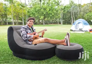 Itex Inflatable Ultra Lounge With Ottoman