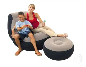 Itex Inflatable Ultra Lounge With Ottoman