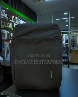 Porodo Lifestyle Water-Resistant Pu Backpack With Charging