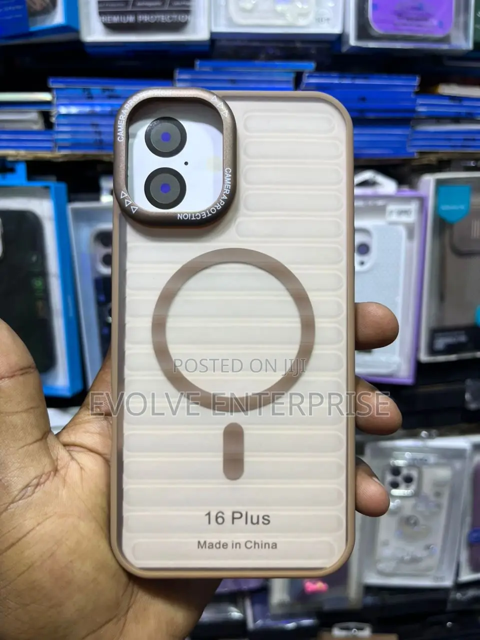 Translucent Armor Shockproof Case for iPhone 16 Plus