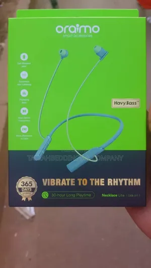 Original Oraimo Necklace Lite Call Vibration Wireless Black