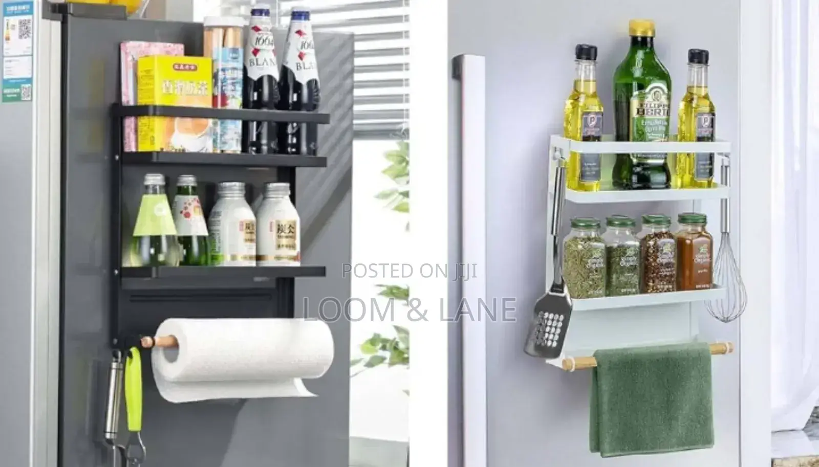 Magnetic Fridge Spice Shelf Rack
