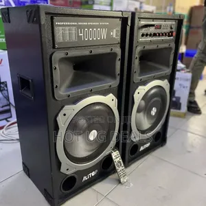 Ailipu Dual 10" Amplified Public Address Speaker With Mic