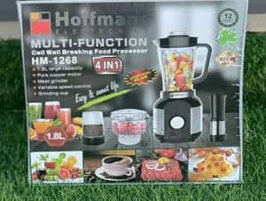 Hoffmans 4-in-1 Multi-function Food Processor - Silver