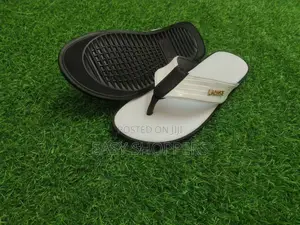 Lacoste Flip-Flops, a White Pair Sandals