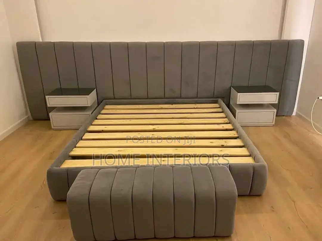 Gray 5 by 6 Bed