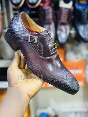 Original Maroon Italian Pasquale Albaino Formal/Gentle Shoes