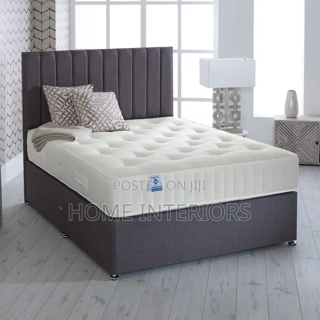 Gray 5 by 6 Bed