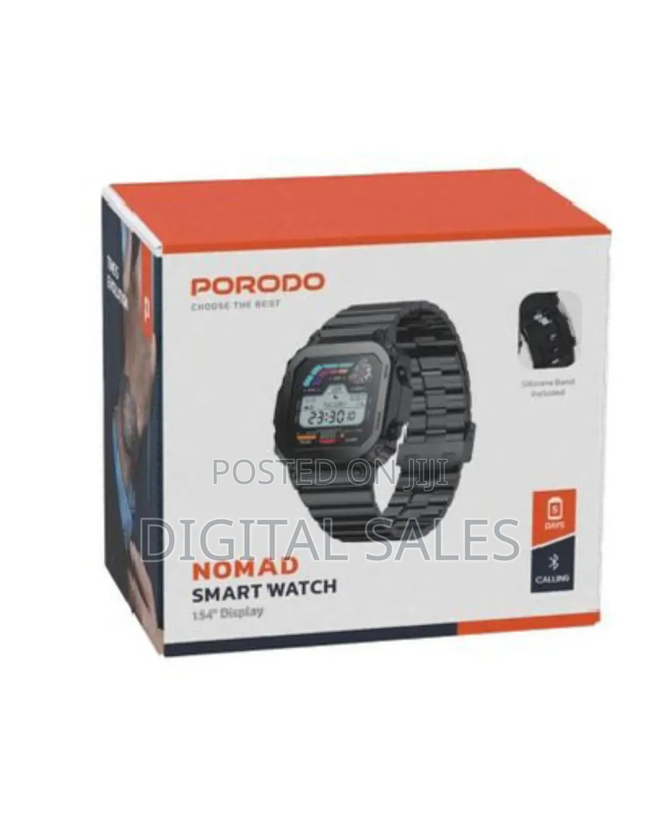 Porodo Nomad Smart Watch Black