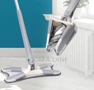 Versatile Twisting Mop With Microfiber Pad