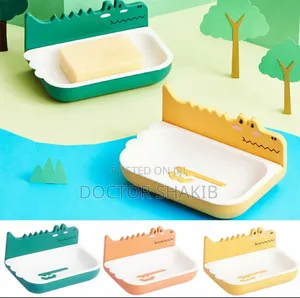 Quality Crocodile Design Self-Adhesive Soap Holder