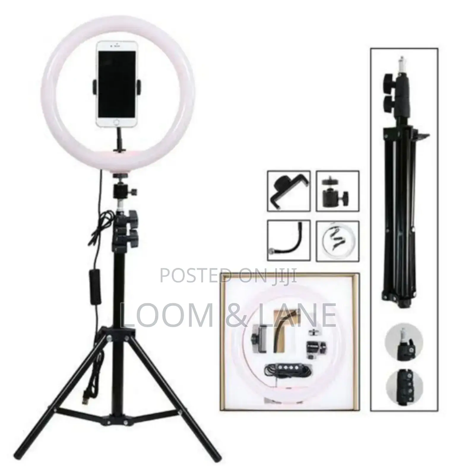 Mobile Stand With Ring Light