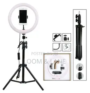 Mobile Stand With Ring Light