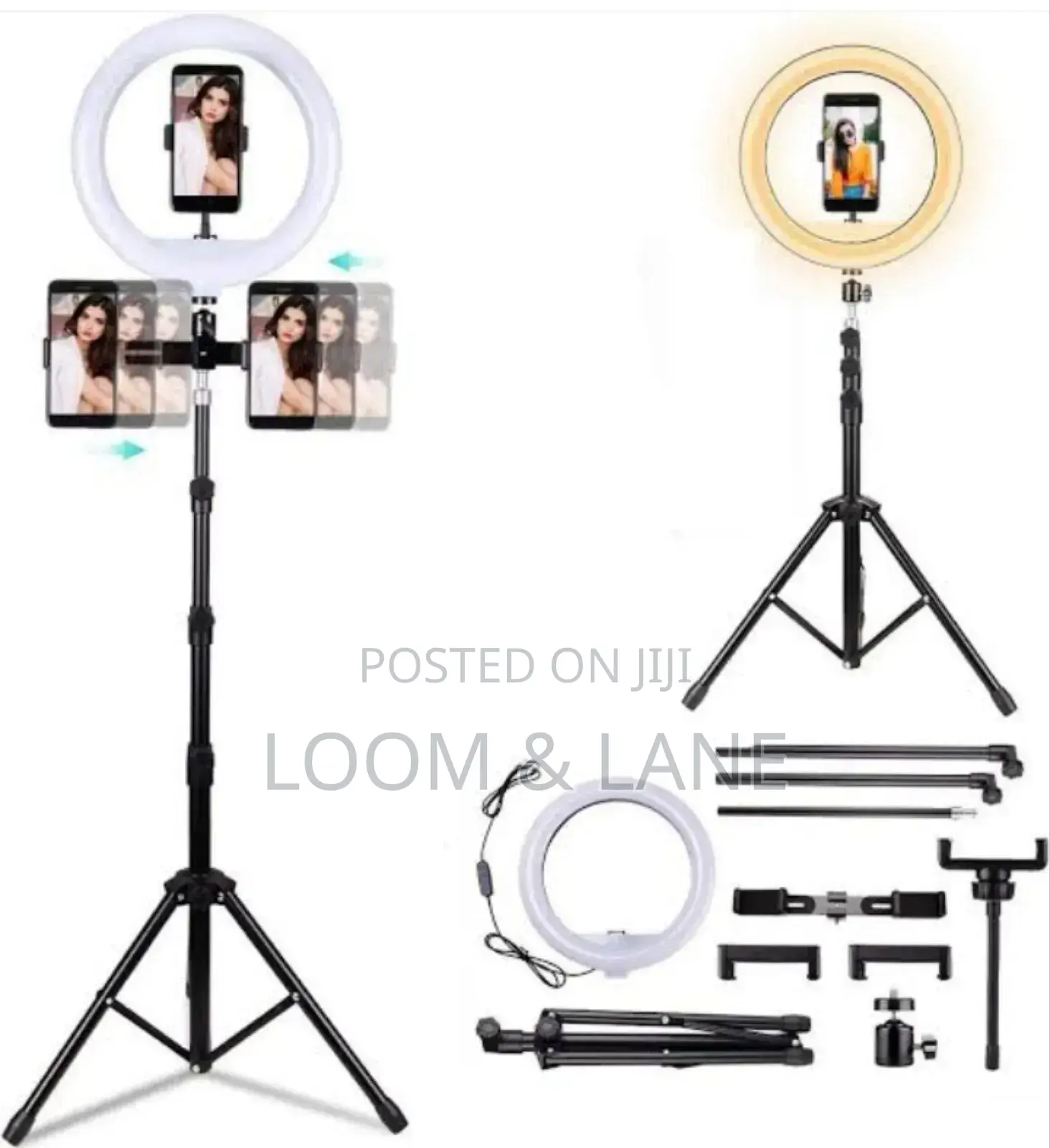 Mobile Stand With Ring Light