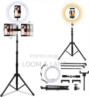 Mobile Stand With Ring Light